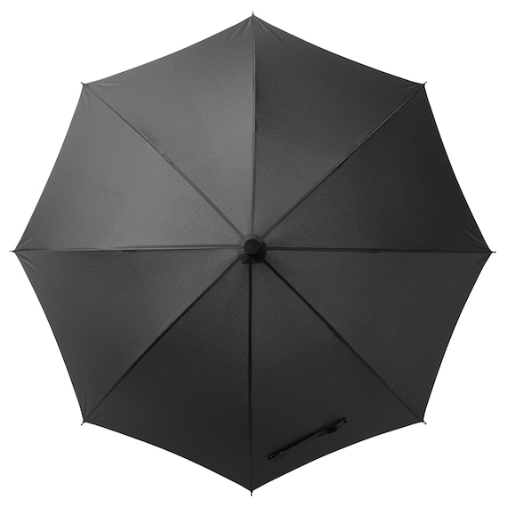 軽量長傘 55cm(RH55x8 ブラック) 4枚目画像