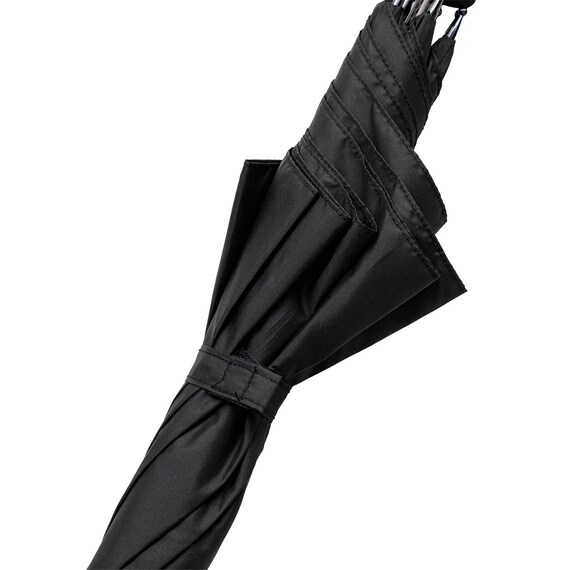 軽量長傘 55cm(RH55x8 ブラック) 7枚目画像