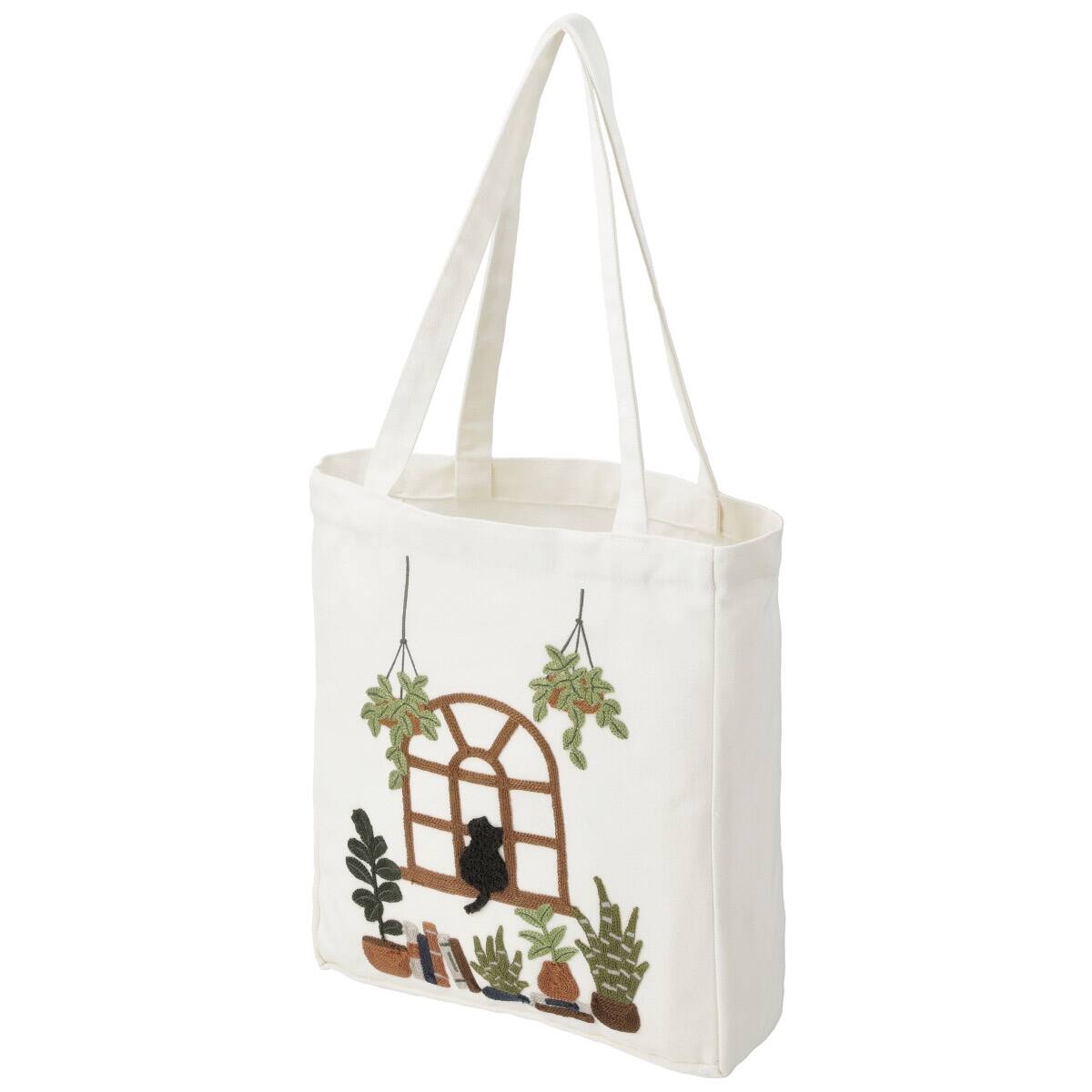 トートバッグ(ネコ刺繍) | ニトリネット【公式】 家具・インテリア通販