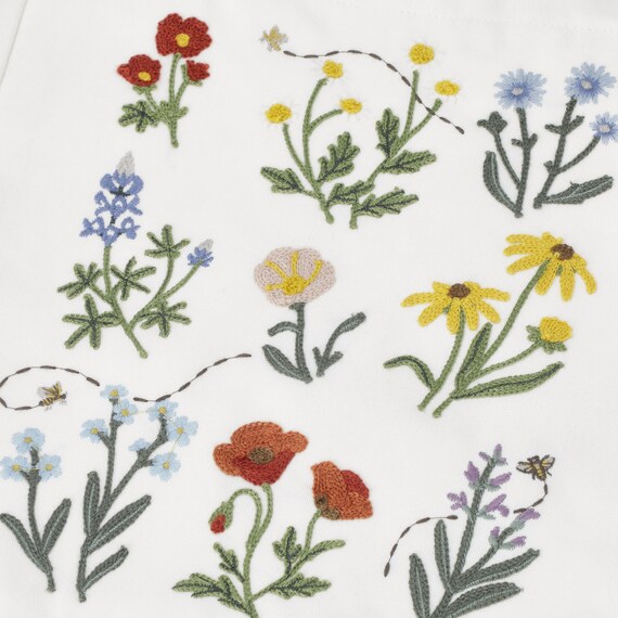 トートバッグ(花刺繍) 8枚目画像