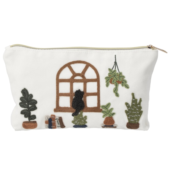 ポーチ(ネコ刺繍) 5枚目画像