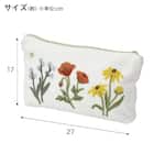 ポーチ(花刺繍) 3枚目画像