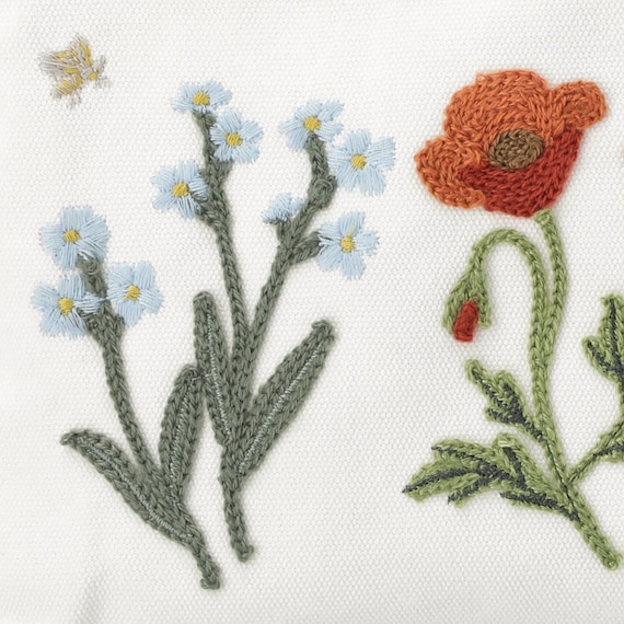 ポーチ(花刺繍) 10枚目画像