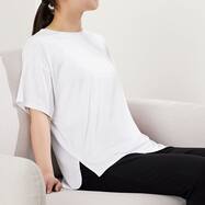 モダール半袖Tシャツ レディース