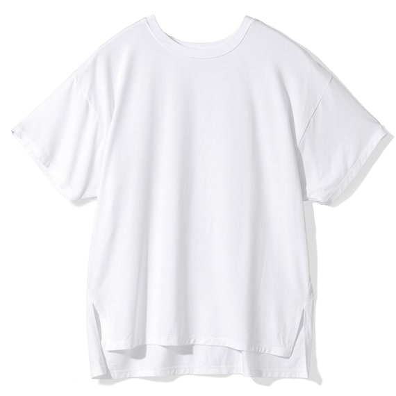 モダール半袖Tシャツ レディース ホワイト M 10枚目画像