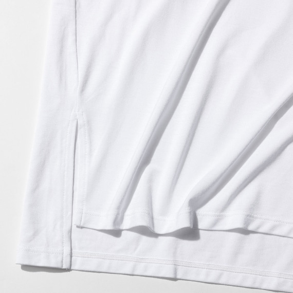 モダール半袖Tシャツ レディース ホワイト M 14枚目画像