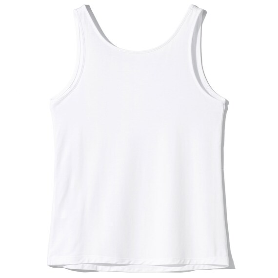 モダールタンクトップ レディース ホワイト M 4枚目画像