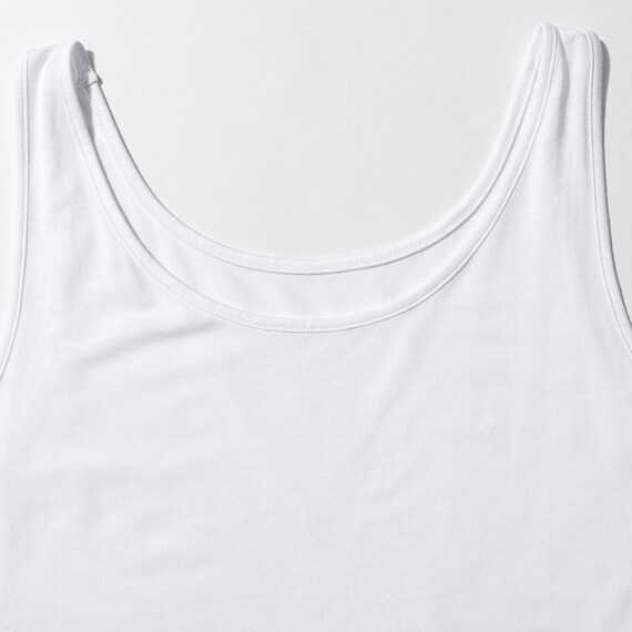 モダールタンクトップ レディース ホワイト M 5枚目画像