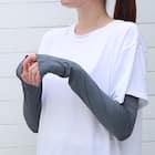 UVカット 冷感 アームカバー M( ダークグレー TY26) 1枚目画像