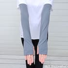UVカット 冷感 アームカバー M( ダークグレー TY26) 2枚目画像