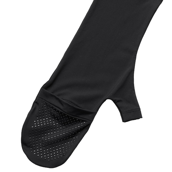 UVカット 冷感 指先カバー付きアームカバー(ブラック TY26) 8枚目画像