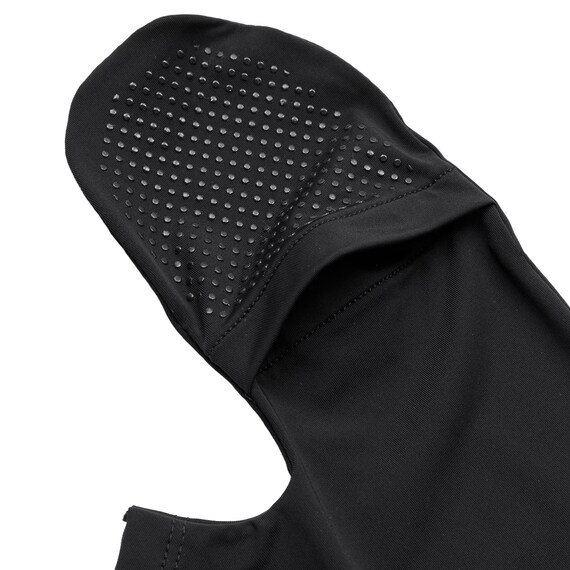 UVカット 冷感 指先カバー付きアームカバー(ブラック TY26) 10枚目画像