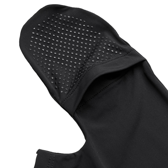 UVカット 冷感 指先カバー付きアームカバー(ブラック TY26) 10枚目画像