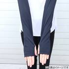 UVカット 冷感 ロングアームカバー(ブラック TY26) 2枚目画像