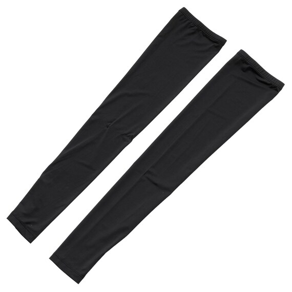 UVカット 冷感 ロングアームカバー(ブラック TY26) 4枚目画像