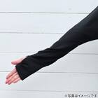 UVカット 冷感 リブボレロ(ブラック TY26) 4枚目画像