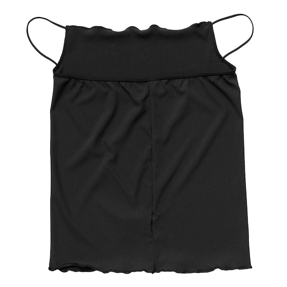 UVカット 冷感 リブネックカバー(ブラック TY26) 5枚目画像