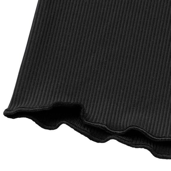 UVカット 冷感 リブネックカバー(ブラック TY26) 7枚目画像