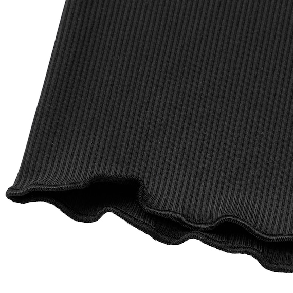 UVカット 冷感 リブネックカバー(ブラック TY26) 7枚目画像