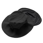 UVカットサファリハット 首カバー付き(ブラック TY26) 4枚目画像