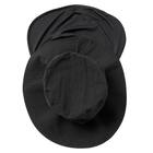 UVカットサファリハット 首カバー付き(ブラック TY26) 5枚目画像