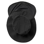 UVカットサファリハット 首カバー付き(ブラック TY26) 5枚目画像