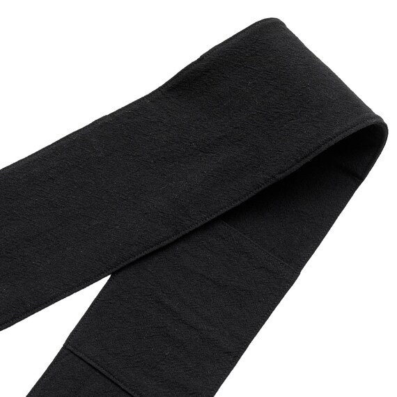 ポケット付きスカーフ(ブラック TY26) 5枚目画像