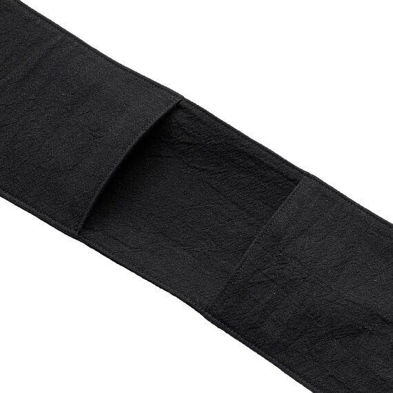 ポケット付きスカーフ(ブラック TY26) 8枚目画像