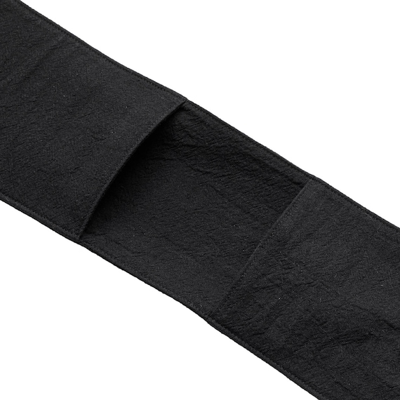 ポケット付きスカーフ(ブラック TY26) 8枚目画像