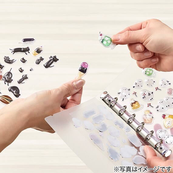 ぷっくりシール(デコネコセット) 3枚目画像