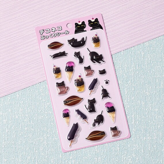 ぷっくりシール(デコネコセット) 5枚目画像