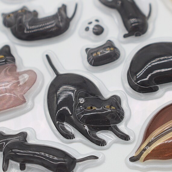 ぷっくりシール(デコネコセット) 7枚目画像