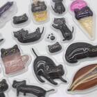 ぷっくりシール(デコネコ・シマエナガセット) 8枚目画像