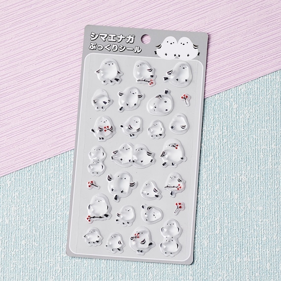 ぷっくりシール(シマエナガセット) 4枚目画像