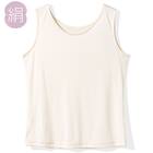 シルク100％ニット タンクトップ M(アイボリー) 1枚目画像
