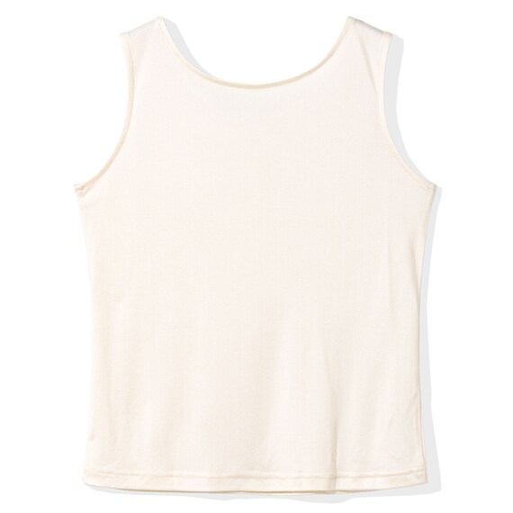 シルク100％ニット タンクトップ M(アイボリー) 2枚目画像