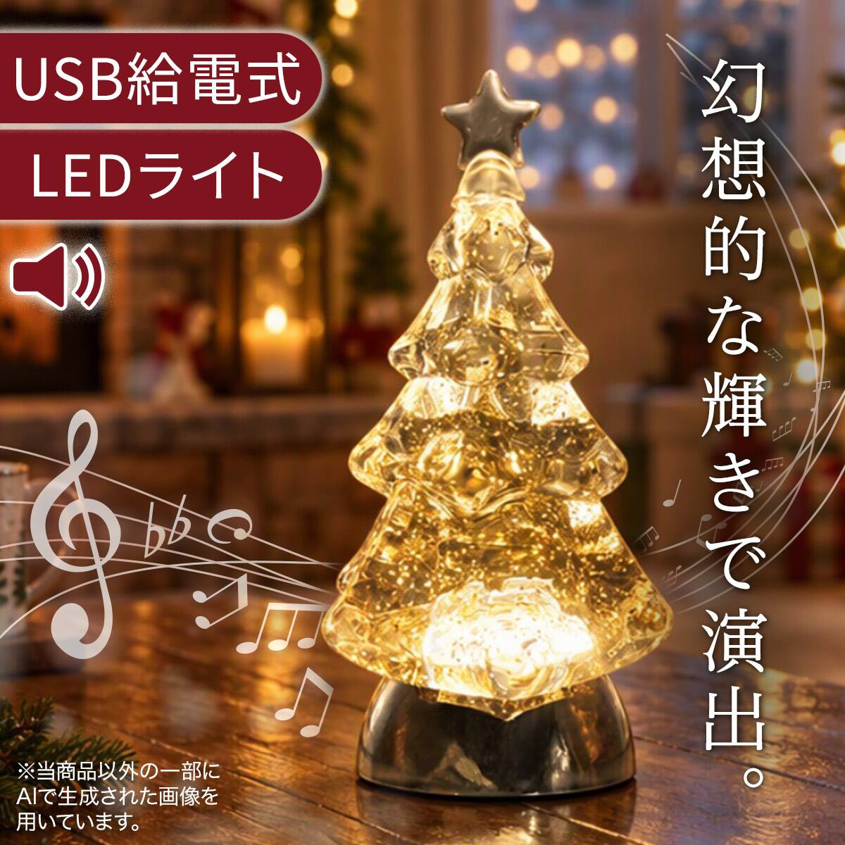 USB LEDオルゴール SIツリー(GDn6FE) | ニトリネット【公式】 家具