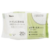 【島忠ホームズ商品】流せる大判厚手トイレクリーナー 10枚(2パック)