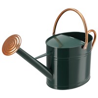 【島忠ホームズ商品】ブリキじょうろ 6L グリーン