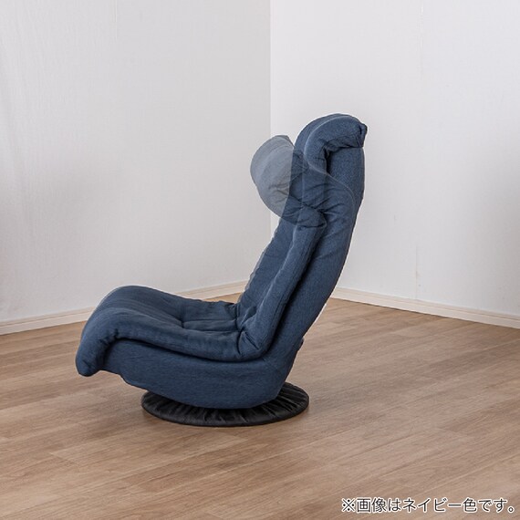 包み込まれる回転座椅子(SMJ08 NV)【島忠ホームズ商品】 6枚目画像
