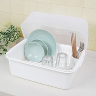 【島忠ホームズ商品】フード付き 抗菌水切りかごセット