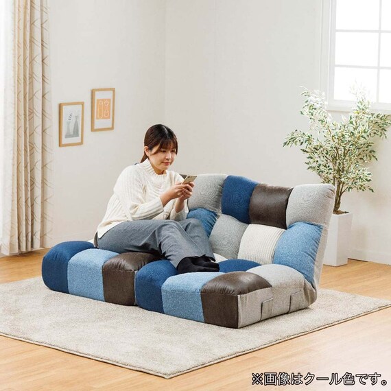 ポケットコイル座椅子 (SMKJ12 クール)【島忠ホームズ商品】 9枚目画像