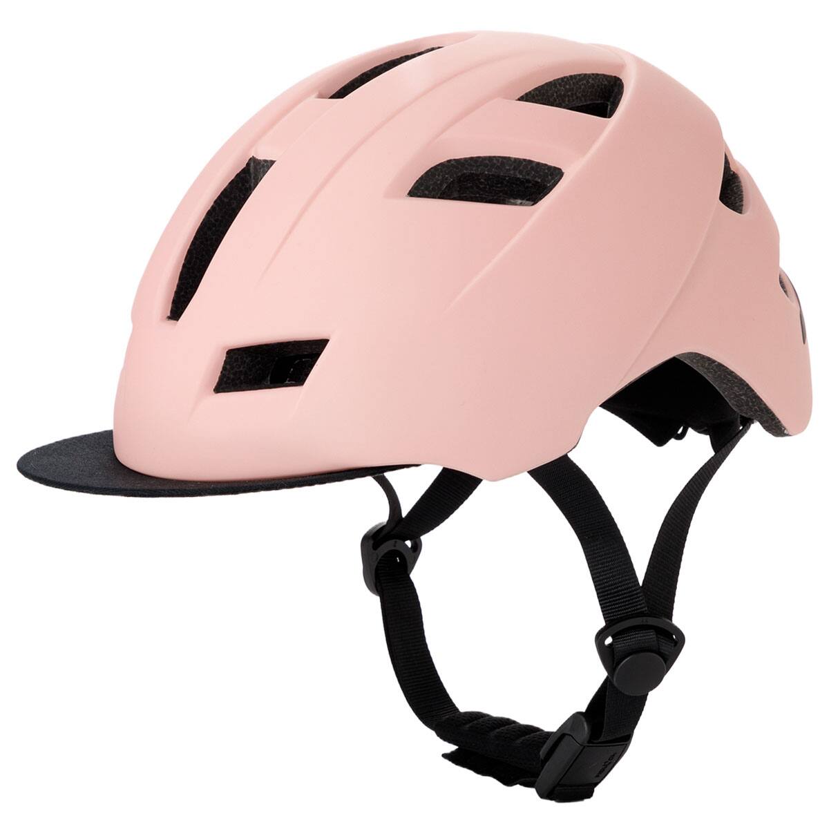 自転車用ツバ付きヘルメット M (Y52 ペールオレンジ)【島忠ホームズ