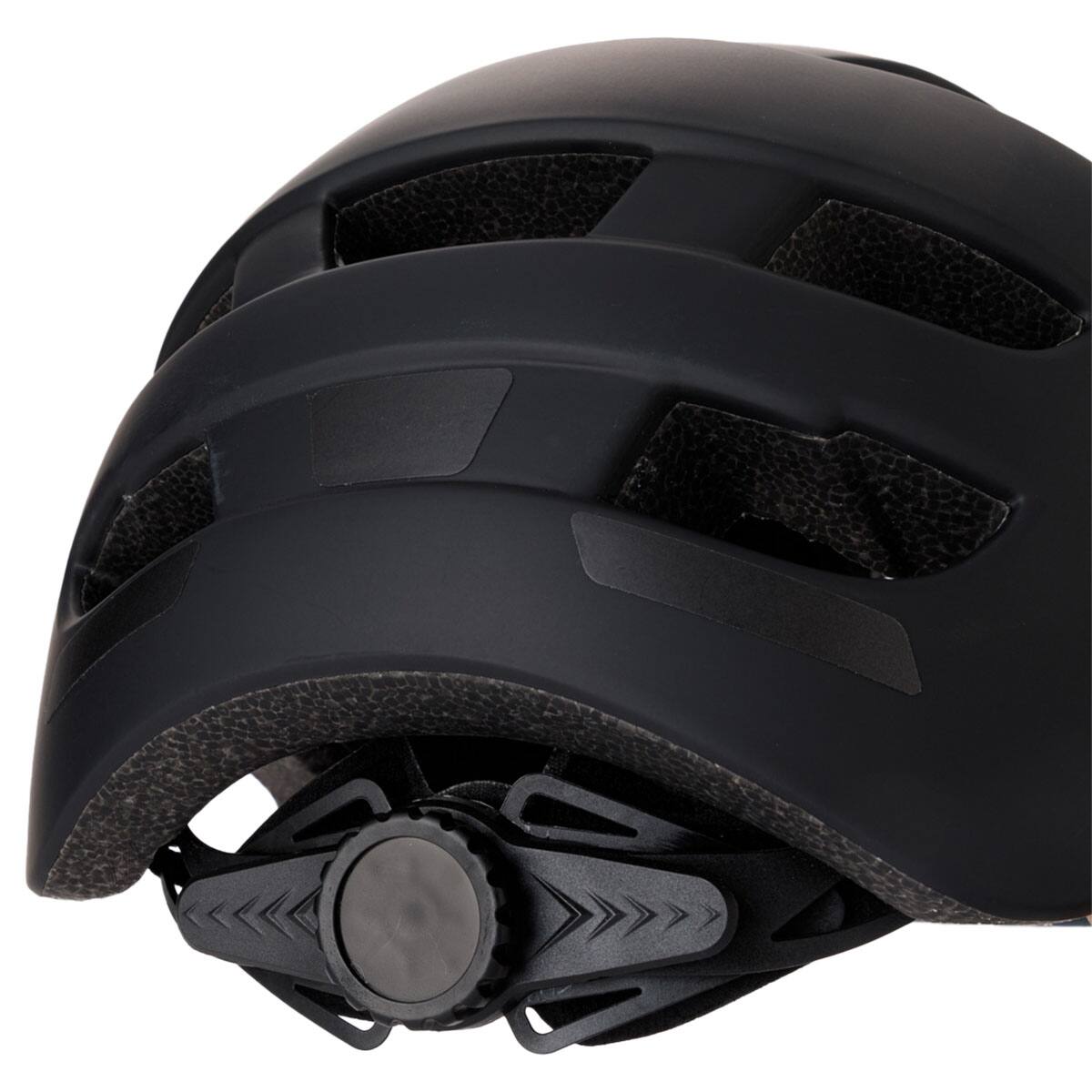 自転車用ツバ付きヘルメット L (Y52 ブラック)【島忠ホームズ商品