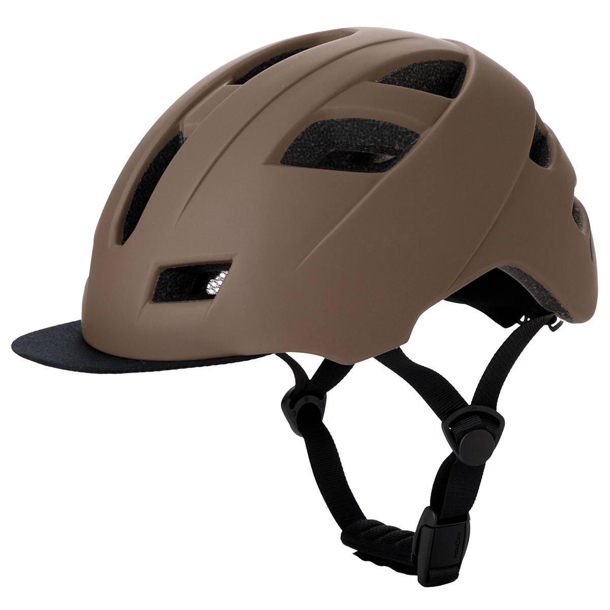 自転車用ツバ付きヘルメット L (Y52 ブラック)【島忠ホームズ商品
