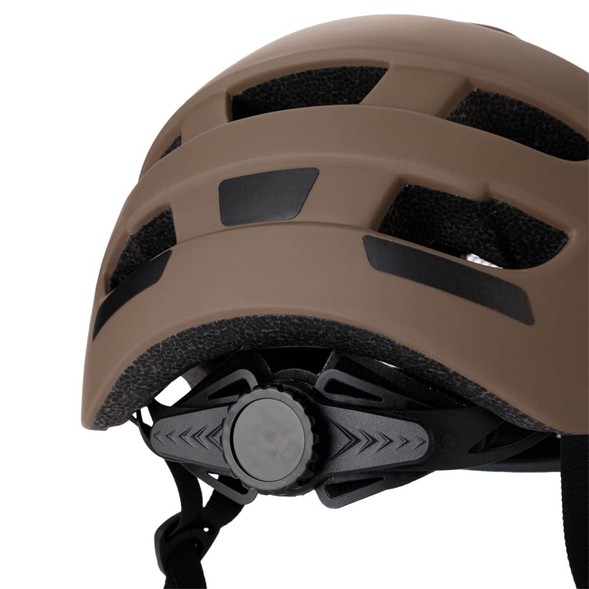 自転車用ツバ付きヘルメット L (Y52 ブラウン)【島忠ホームズ商品