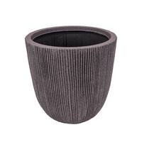 プラ鉢 櫛目 (31cm グレー)【島忠ホームズ商品】