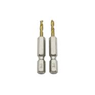 チタンコートショートドリル (3mm) 2本組【島忠ホームズ商品】