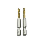 チタンコートショートドリル (4mm) 2本入り【島忠ホームズ商品】