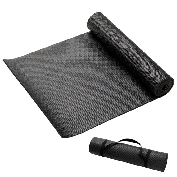 ヨガマット 厚さ8mm (ブラック)【島忠ホームズ商品】 1枚目画像